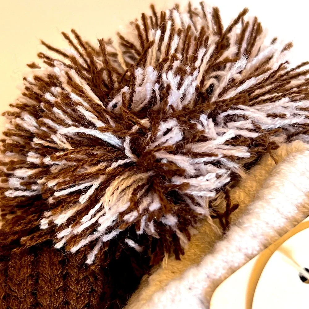 Adorable Football Hat and Mittens by ABG Accessories for Infant.  New with Tags.